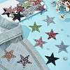 24Pcs 8 Colors Plastic Clothing Patches DIY-FG0006-21-5