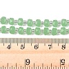 Imitation Jade Glass Beads Strands GLAA-P076-01B-02-4