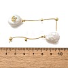 Crown Brass Stud Earrings EJEW-Z086-14G-5