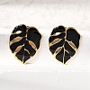 Brass Stud Earrings for Women KK-CBA9D38-05G-03-1