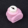Random Single Color or Random Mixed Color Mini Plastic Craft Paper Punch Sets for Scrapbooking & Paper Crafts LS-AJEW-L051-14-1