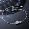 Alloy Pineapple Link Anklets for Women FS-WG8C63D-01-1