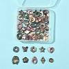 50Pcs Natural Freshwater Dyed Shell Pendants SHEL-FS0001-17-5