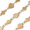 Hammered 304 Stainless Steel Triangle & Cross Link Chains SA-CBA21A8-01G-02-1