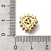 Brass Micro Pave Cubic Zirconia Multi-Strand Links KK-F913-03A-G-3