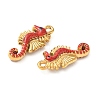 304 Stainless Steel Enamel Pendants STAS-I346-19G-05A-2