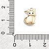 Brass Micro Pave Cubic Zirconia Pendants KK-M306-06G-06-3