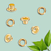 300 Sets Iron Grommet Eyelet Findings SCRA-GF0001-09B-7