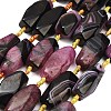 Natural Agate Beads Strands G-A321-B01-01A-2