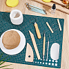 32Pcs 4 Styles Wood Double Heads Modeling Clay Sculpting Tools Set TOOL-BC0003-39-4
