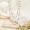 304 Stainless Steel Link Chain Necklaces NJEW-SW00051-3