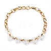 Acrylic & CCB Plastic Chain Necklaces NJEW-JN03329-04-1