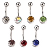 304 Stainless Steel Belly Rings EJEW-I053-02B-1
