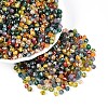Picasso Baking Paint Glass Seed Beads SEED-N007-37N-1