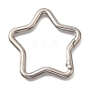 Zinc Alloy Spring Gate Rings FIND-H050-01A-P-1