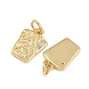 Brass Pave Cubic Zirconia Pendants KK-A269-28G-2