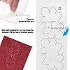 Gorgecraft Transparent Acrylic Sewing Template DIY-GF0002-88-3