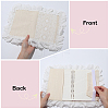 Polyester Lace Book Covers AJEW-WH20001-71-5