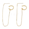 Brass Ear Threads EJEW-JE04357-1