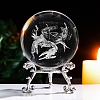 Inner Carving Constellation Glass Crystal Ball Diaplay Decoration PW-WG84004-06-1