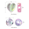 Eco-Friendly Transparent Acrylic Beads TACR-FS0001-07-3