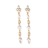 Brass Micro Pave Cubic Zirconia Big Pendants KK-F901-01A-G-1
