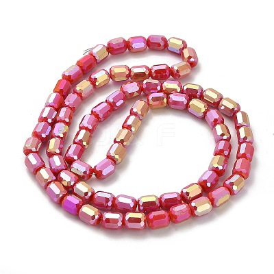 Electroplate Glass Beads Strands EGLA-D030-06C-1