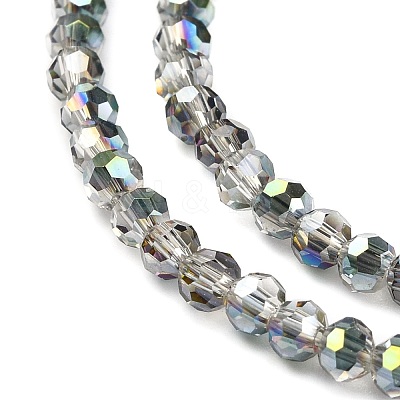 Electroplate Glass Beads Strands EGLA-D021-15-1