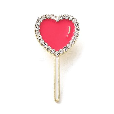 Cute Hot Pink Lollipop Enamel Pins JEWB-S025-12A-1