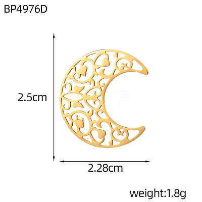 304 Stainless Steel Pendants SA-OY003-20G-1