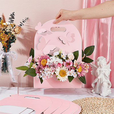 Butterlfy Paper Floral Boxes CON-WH0001-62B-01-1