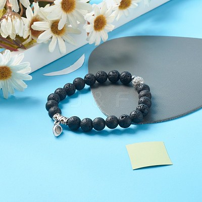Magnetic Heart Clasps Bracelets Set for Couples Best Friends BJEW-JB06791-1