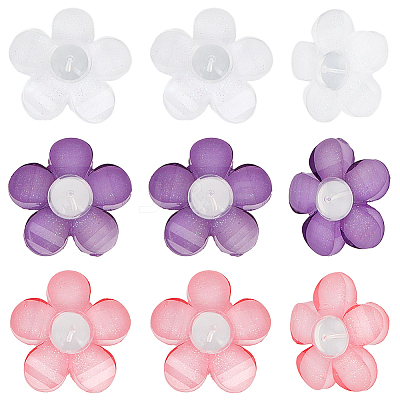 30Pcs 3 Colors Acrylic Ear Nuts FIND-SC0021-19-1