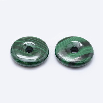 Natural Malachite Pendants G-F571-10-22mm-1