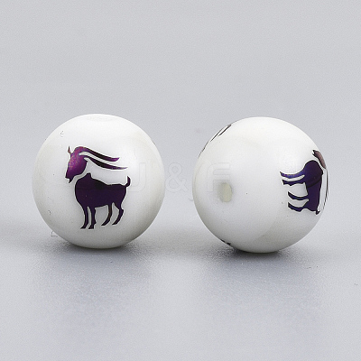 Electroplate Glass Beads LS-EGLA-S178-11A-07-1