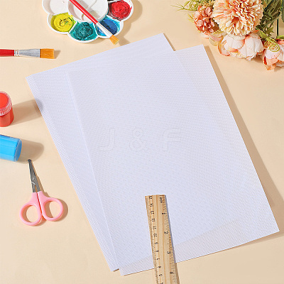 Plastic Mesh Canvas Sheets AJEW-CP0008-79B-1