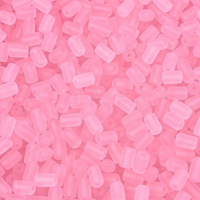 FGB Frosted Transparent Glass Seed Beads SEED-N013-05A-05-1