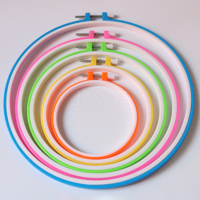 Plastic Cross Stitch Embroidery Hoops PW23031333162-1