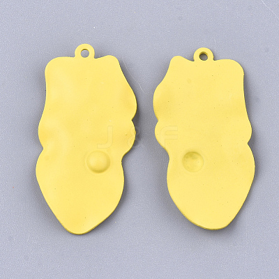 Spray Painted Iron Pendants IFIN-S704-10A-1