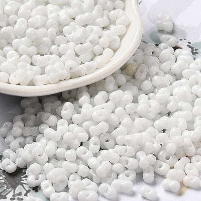 Baking Paint Glass Seed Beads SEED-K009-01A-25-1