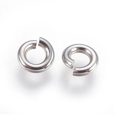 Tarnish Resistant 304 Stainless Steel Saw Cut Open Jump Rings STAS-P212-25P-12-1