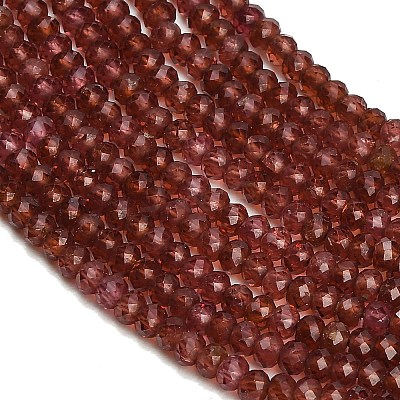 Natural Garnet Beads Strands GG-CBA77FB-C02-01-1