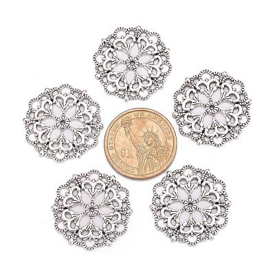 Tibetan Style Filigree Joiners Links TIBE-A11623-AS-LF-1
