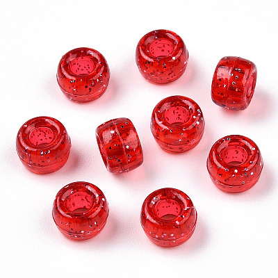 Transparent Plastic Beads X-KY-T025-01-B05-1