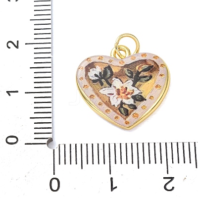Printed Brass Pendants KK-CBA8989-02D-1