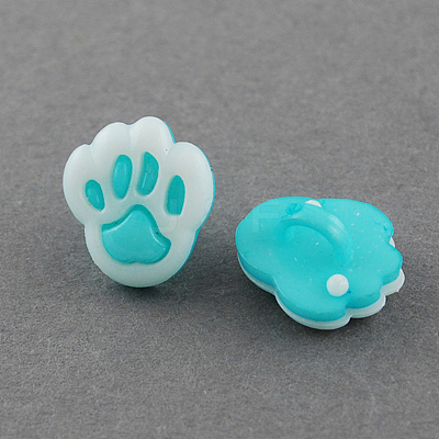 Acrylic Shank Buttons BUTT-Q022-A-M-1