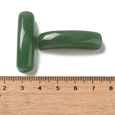 Natural Green Aventurine Connector Charms G-G095-01E-1