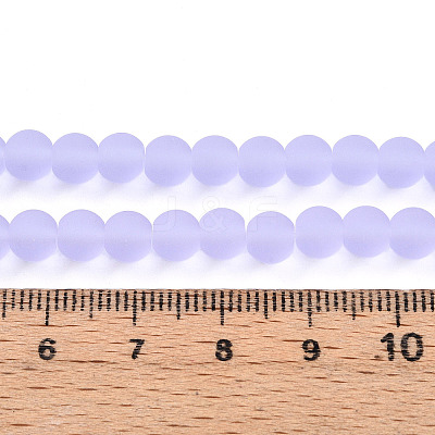 Transparent Glass Beads Strands GLAA-T032-T6mm-MD01-1