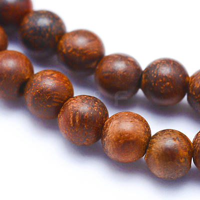 Natural Wood Beads Strands WOOD-P011-06-8mm-1