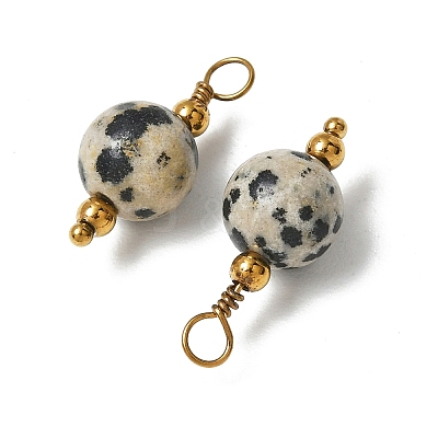 Natural Dalmatian Jasper Pendants GG-CBA5E56-07G-02-1